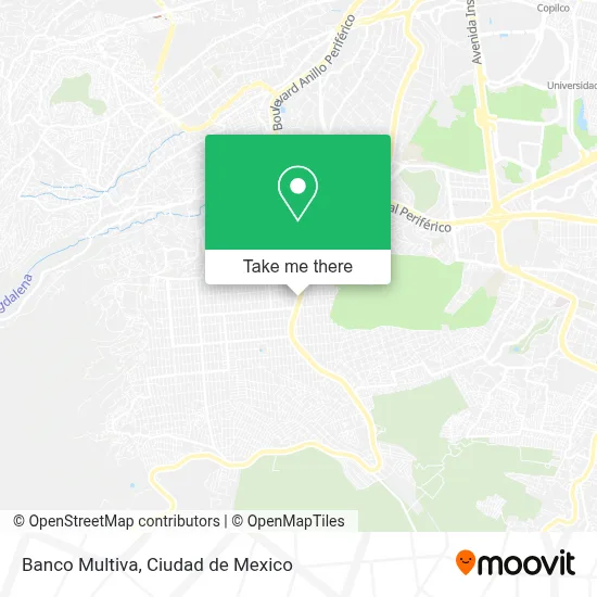 Banco Multiva map