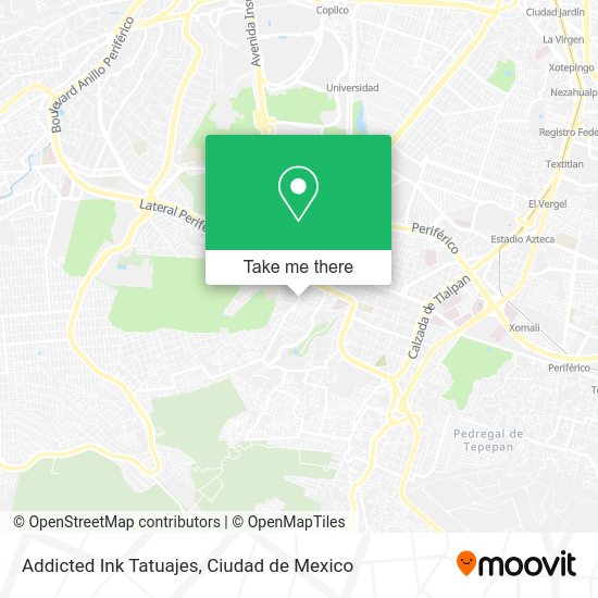 Addicted Ink Tatuajes map