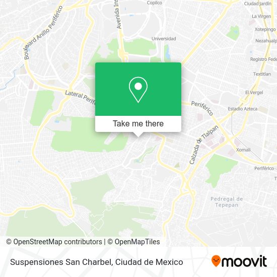 Suspensiones San Charbel map