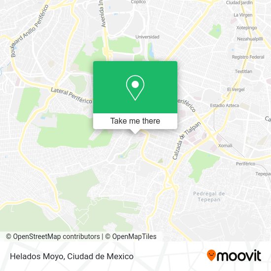 Helados Moyo map