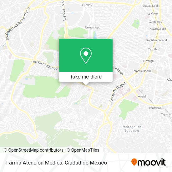 Mapa de Farma Atención Medica