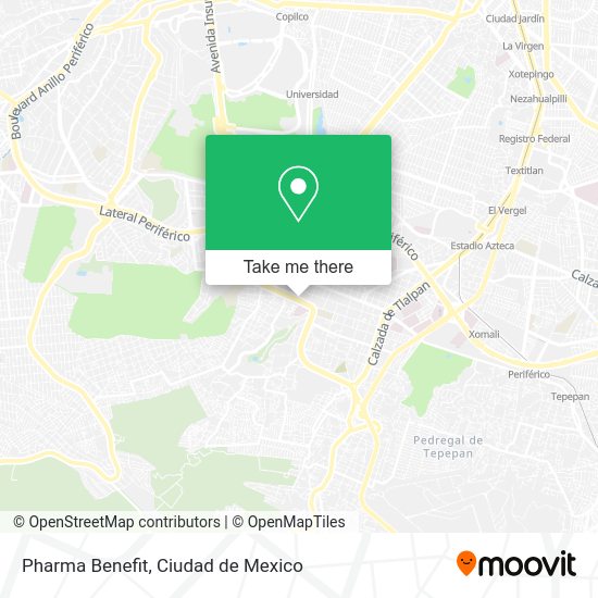 Pharma Benefit map
