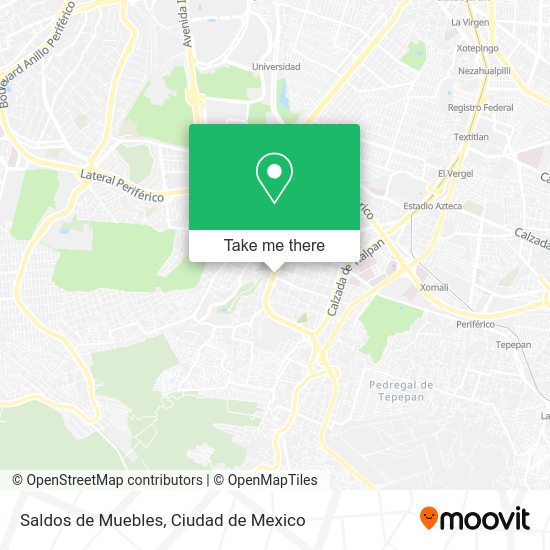 Saldos de Muebles map