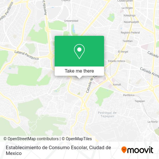 Establecimiento de Consumo Escolar map