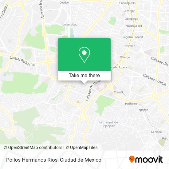 Mapa de Pollos Hermanos Rios