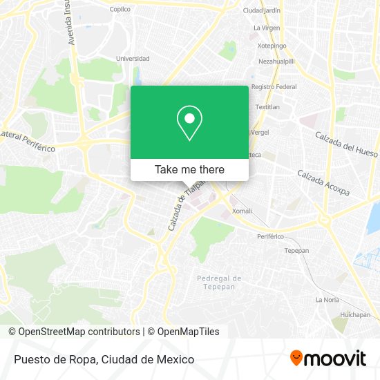 Puesto de Ropa map