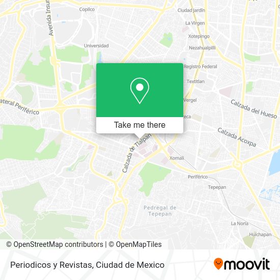 Periodicos y Revistas map