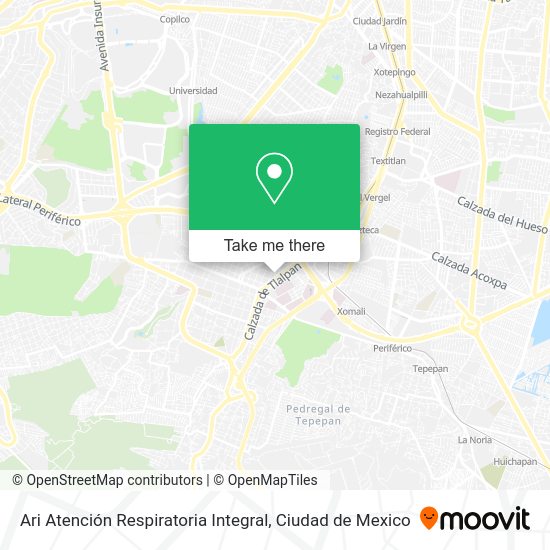 Ari Atención Respiratoria Integral map
