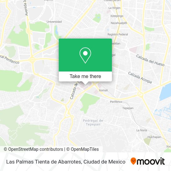 Mapa de Las Palmas Tienta de Abarrotes