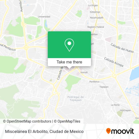 Miscelánea El Arbolito map