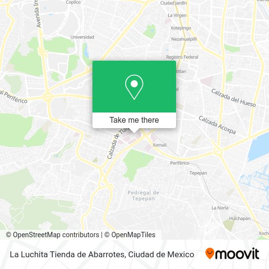 Mapa de La Luchita Tienda de Abarrotes