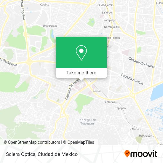 Mapa de Sclera Optics