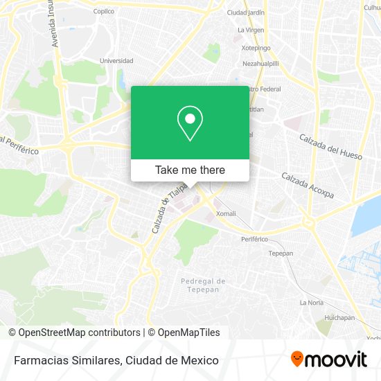 Farmacias Similares map