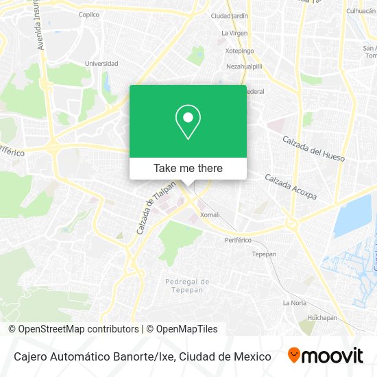 Cajero Automático Banorte/Ixe map