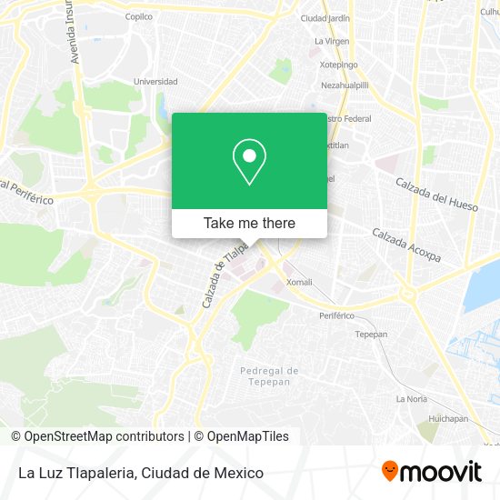 La Luz Tlapaleria map