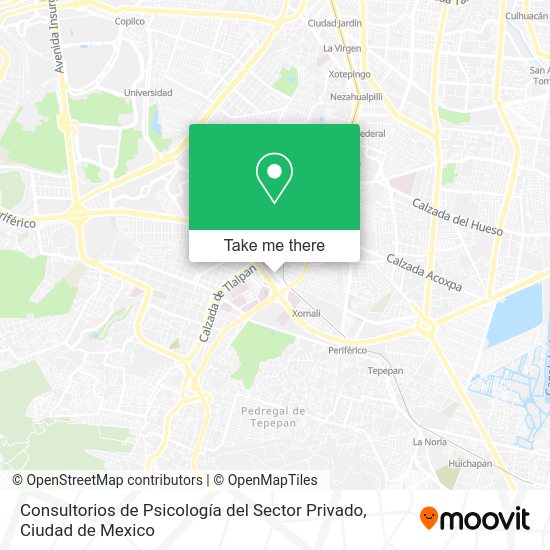 Consultorios de Psicología del Sector Privado map