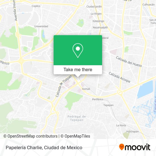 Papelería Charlie map