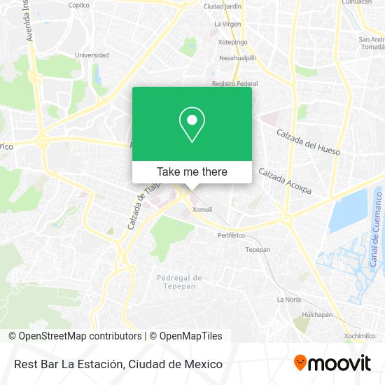 Rest Bar La Estación map