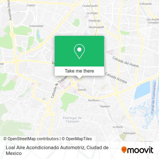 Loal Aire Acondicionado Automotriz map