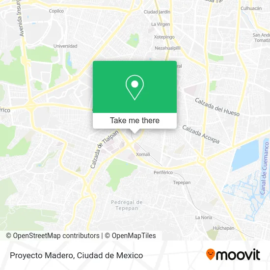 Proyecto Madero map