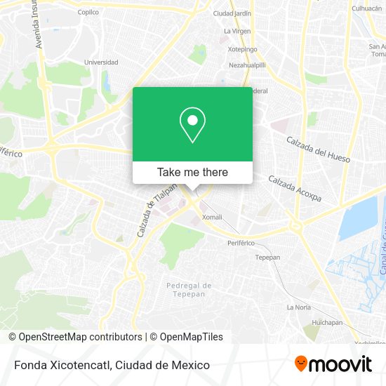 Fonda Xicotencatl map