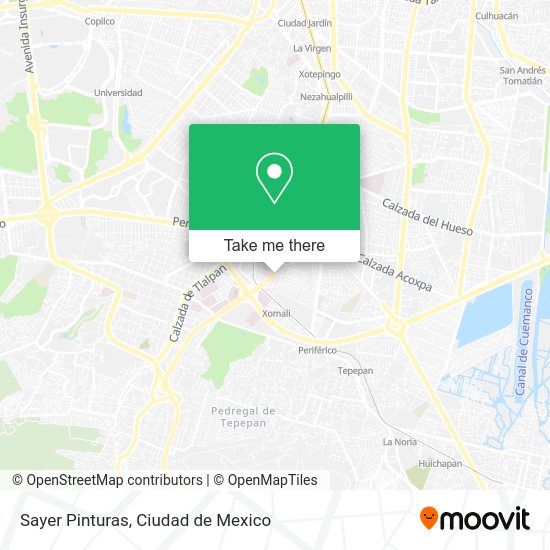Mapa de Sayer Pinturas