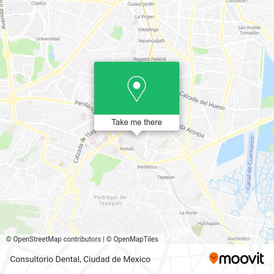 Consultorio Dental map