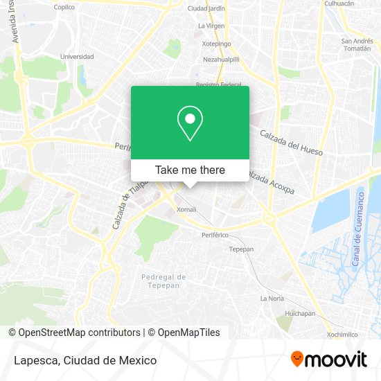 Mapa de Lapesca