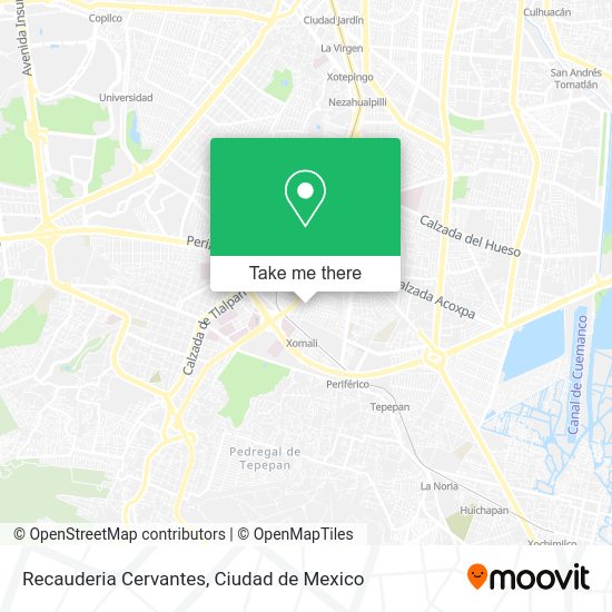 Recauderia Cervantes map