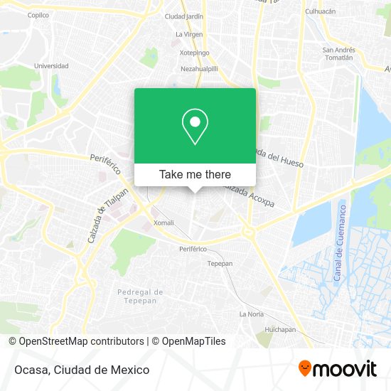 Mapa de Ocasa