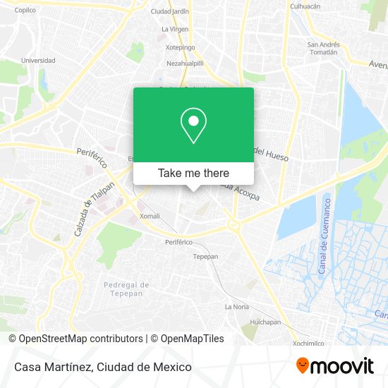 Casa Martínez map