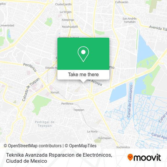 Teknika Avanzada Rsparacion de Electrónicos map