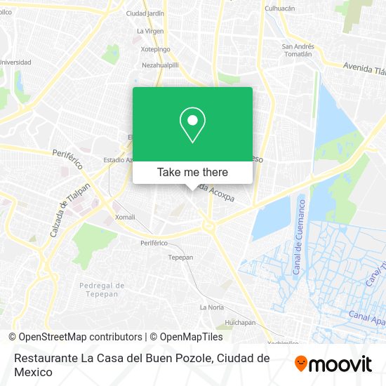 Mapa de Restaurante La Casa del Buen Pozole