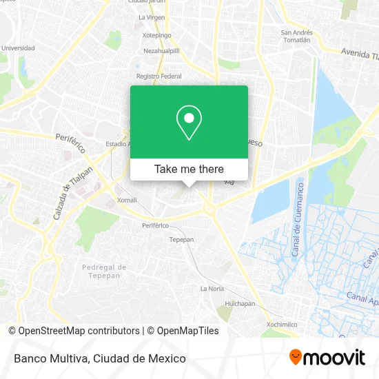Banco Multiva map