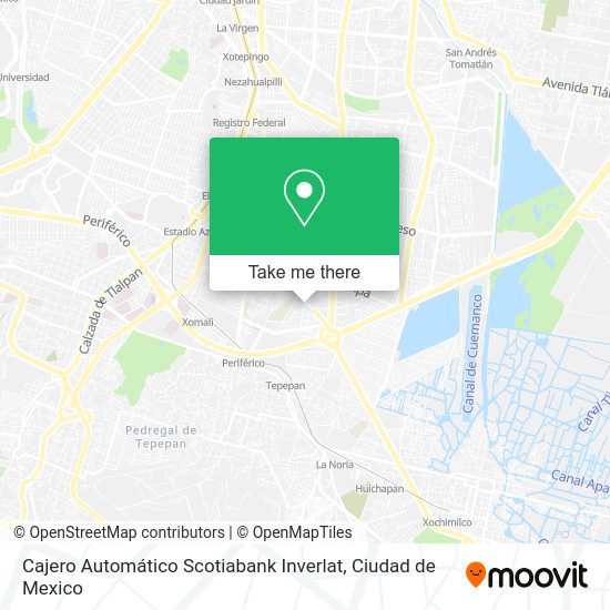 Cajero Automático Scotiabank Inverlat map