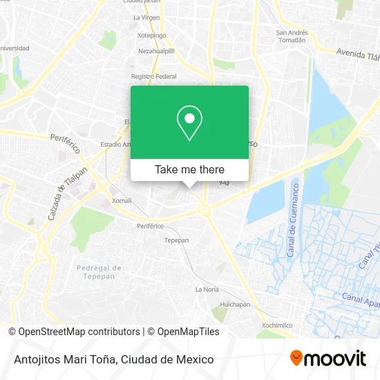 Antojitos Mari Toña map