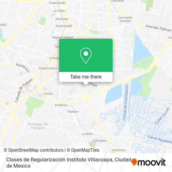 Mapa de Clases de Regularización Instituto Villacoapa