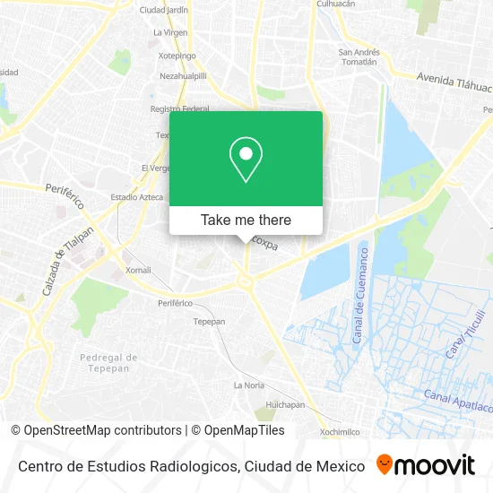 Centro de Estudios Radiologicos map