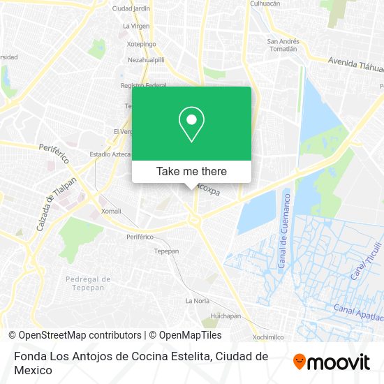 Mapa de Fonda Los Antojos de Cocina Estelita