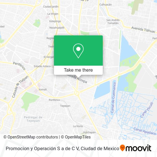 Promocion y Operación S a de C V map
