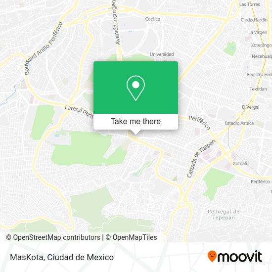 Mapa de MasKota
