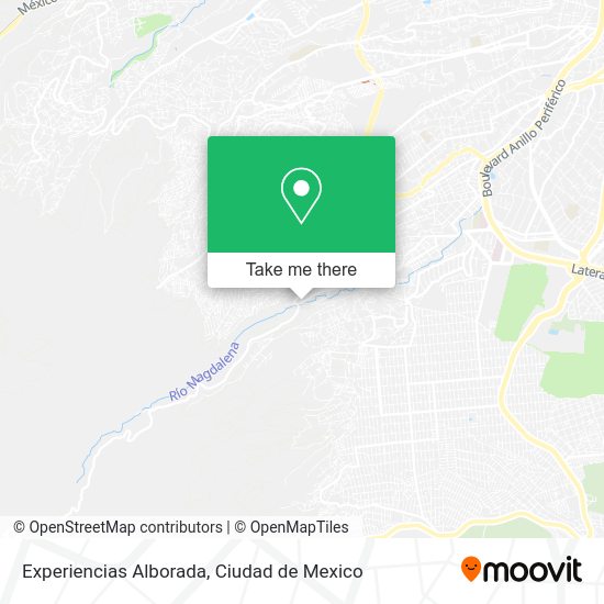 Experiencias Alborada map