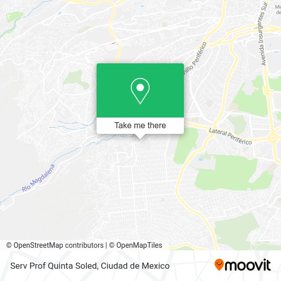 Serv Prof Quinta Soled map