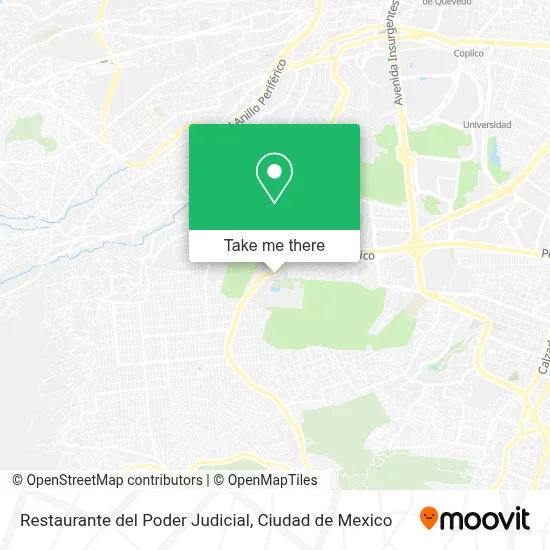 Restaurante del Poder Judicial map