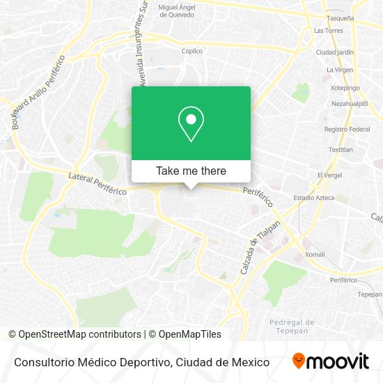 Consultorio Médico Deportivo map
