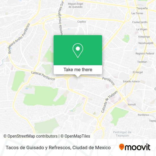 Tacos de Guisado y Refrescos map