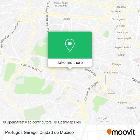 Profugos Garage map