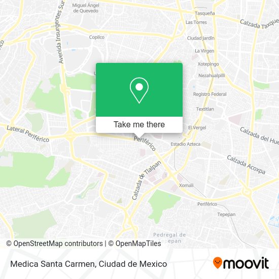 Medica Santa Carmen map