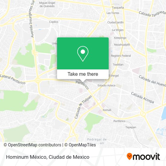 Mapa de Hominum México
