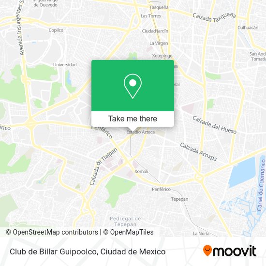 Club de Billar Guipoolco map